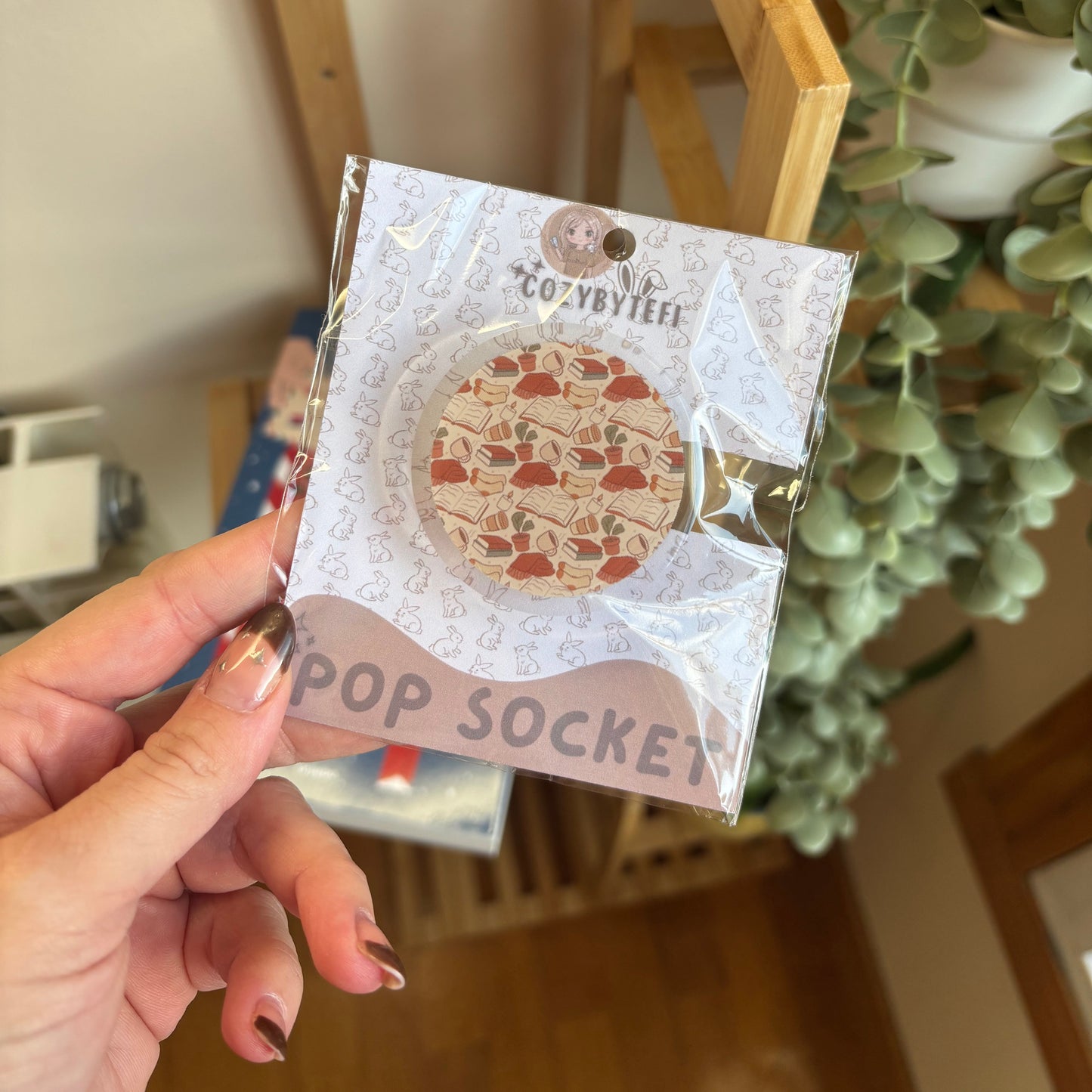 Pop socket estampado otoño
