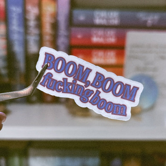 Pegatinas 'boom, boom, f*king boom' de Los chicos de Tommen