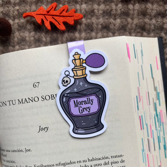 Marcapáginas magnético poción Morally Grey