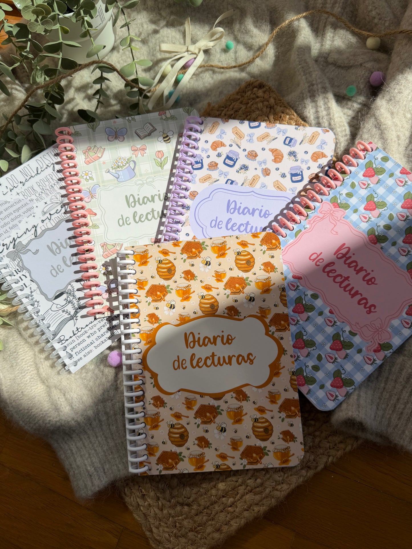 Diario de lecturas regando las flores.