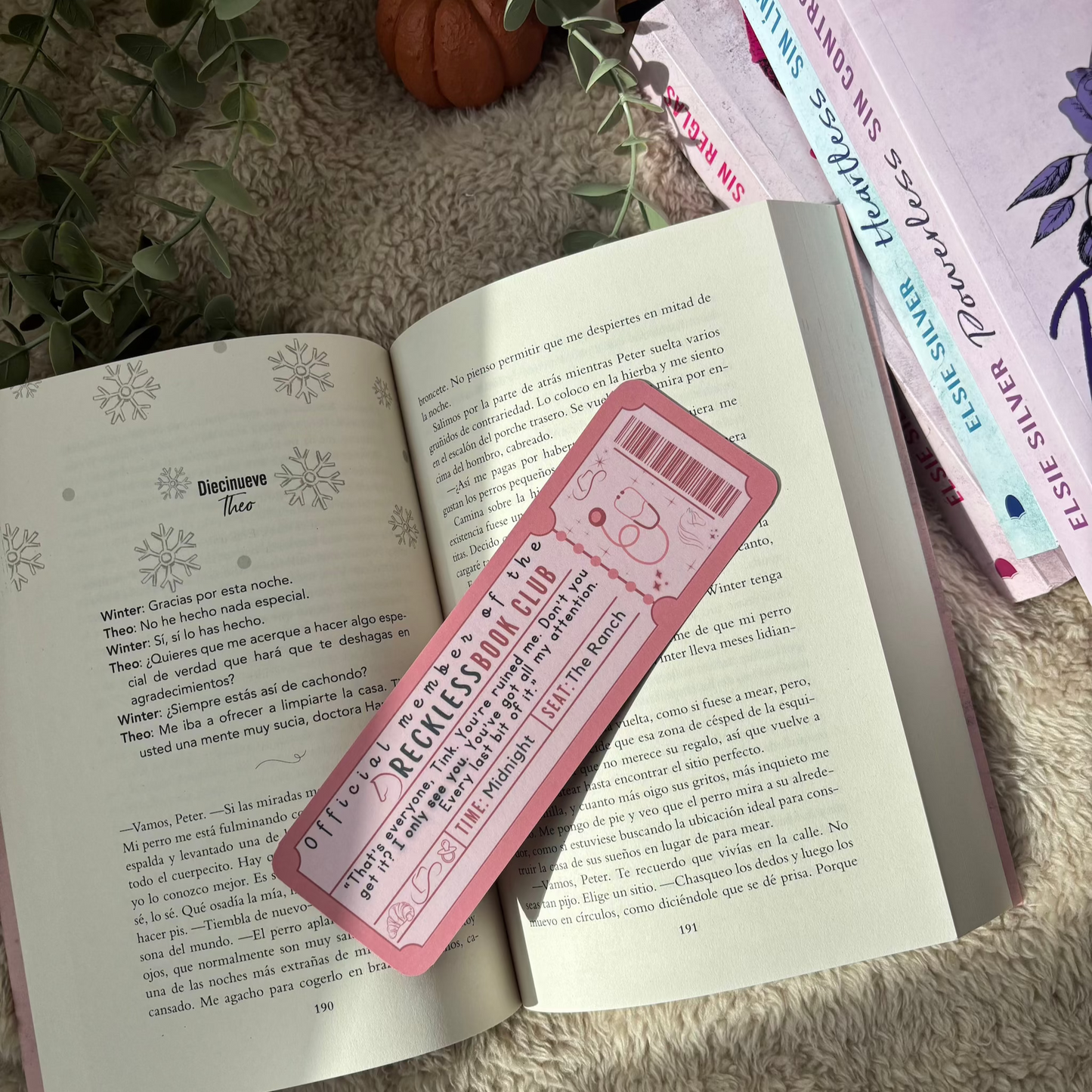 Marcapáginas saga Chesnut Springs