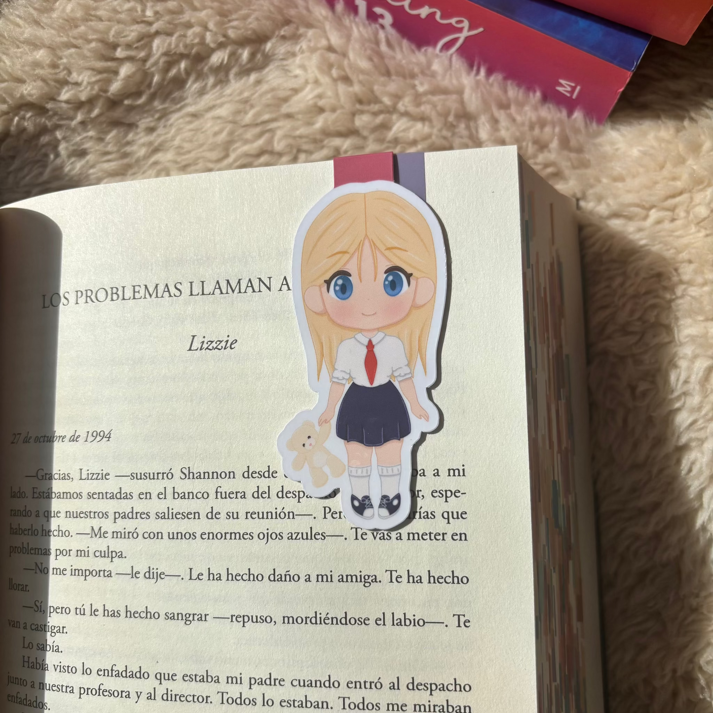 Marcapáginas magnético Hugh y Lizzie Releasing 10