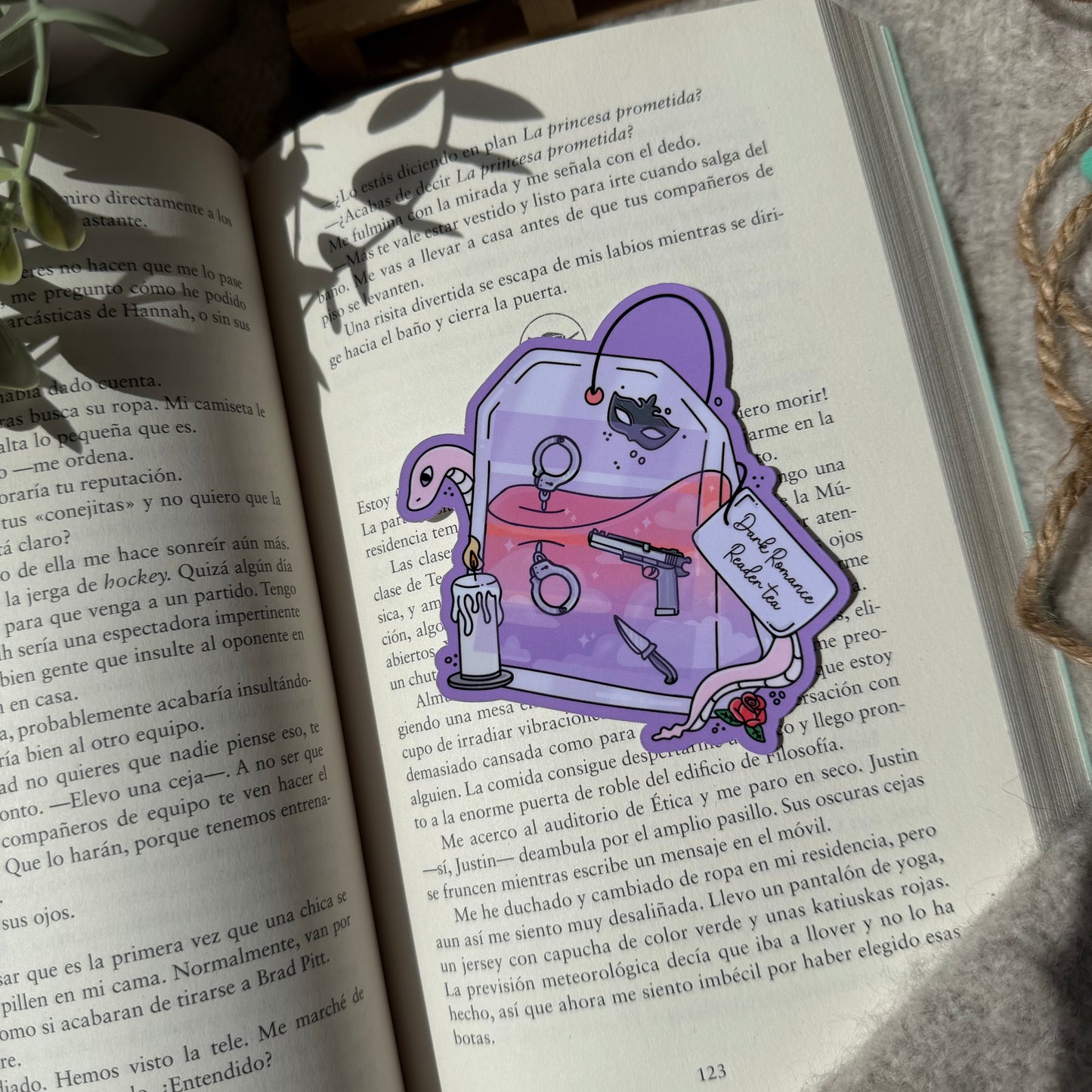Porta pósits bolsita de te Dark Romance.