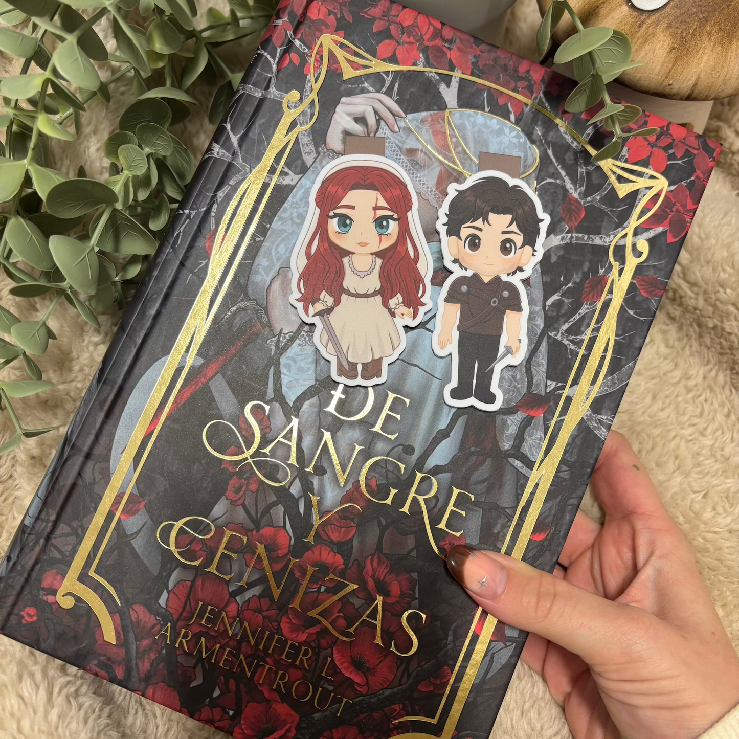 Marcapáginas magnético De Sangre y Cenizas