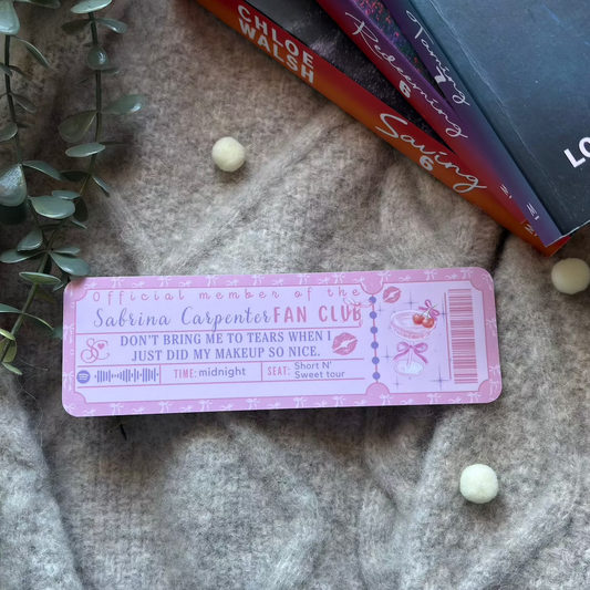 Marcapáginas Sabrina Carpenter