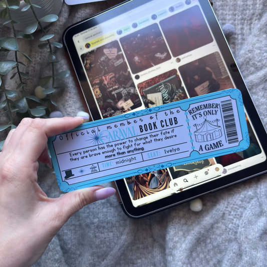 Marcapáginas ticket Carajal.