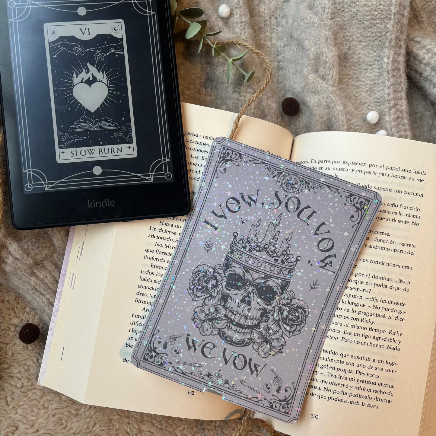 Kindle insert dark I vow, You vow.