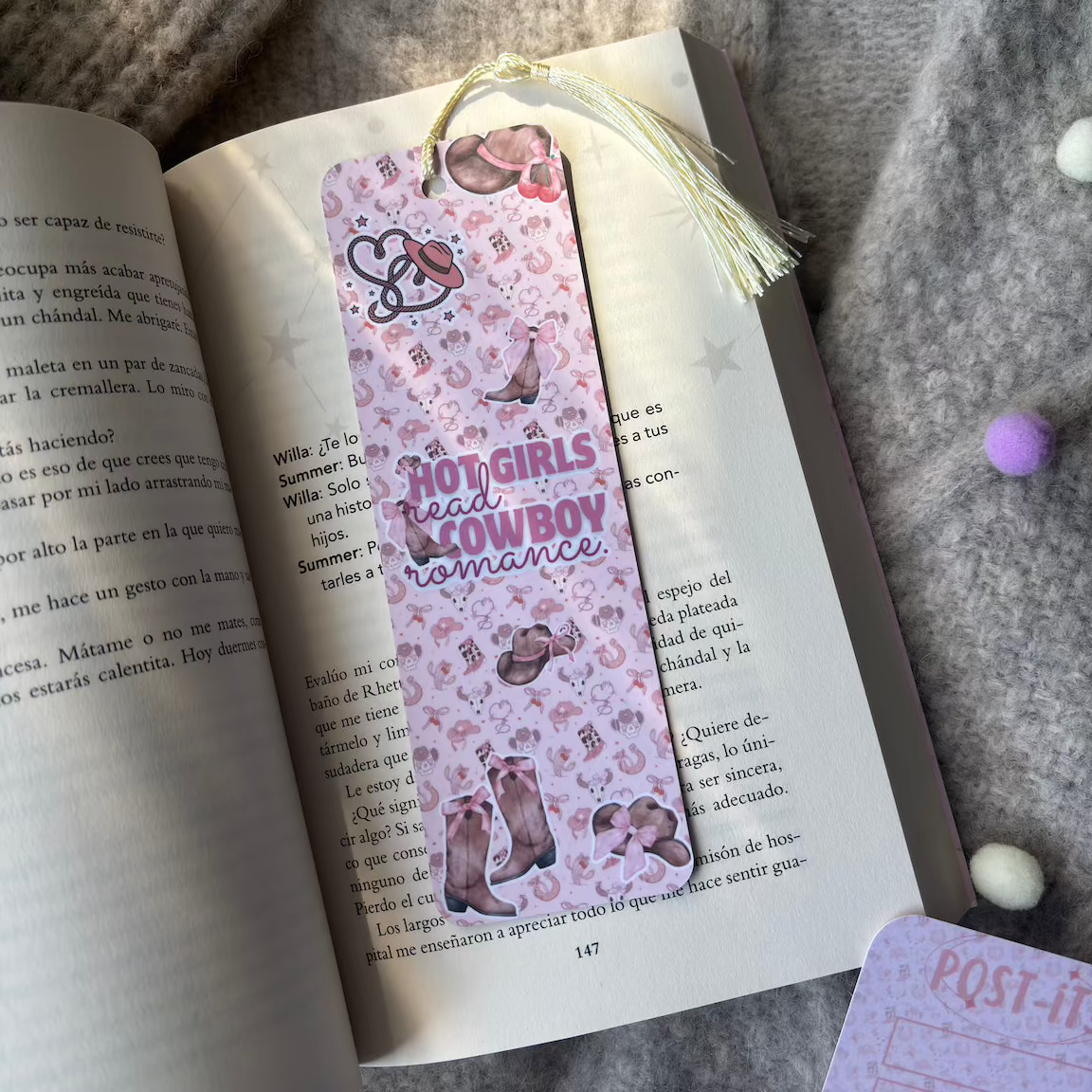 Marcapáginas para obsesionados con el cowboy romance