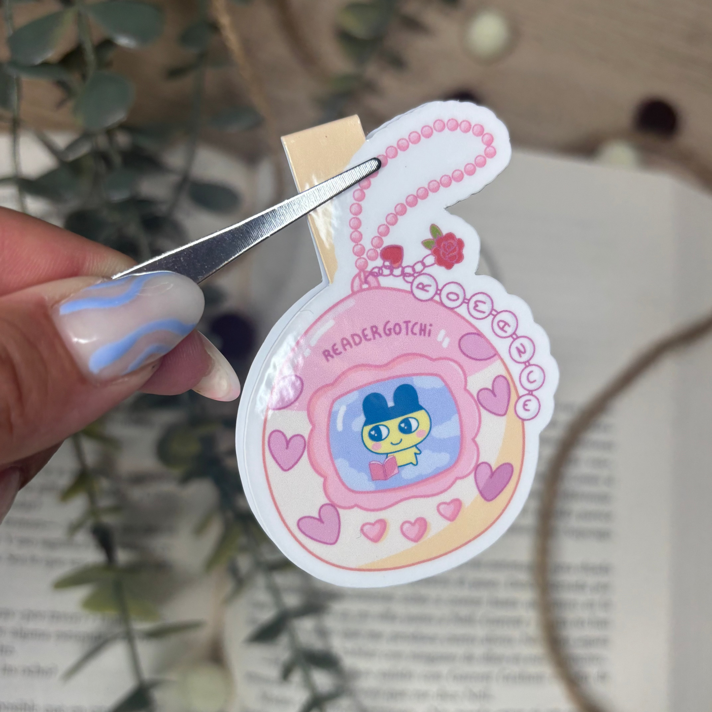 Marca páginas magnético Tamagotchi romance