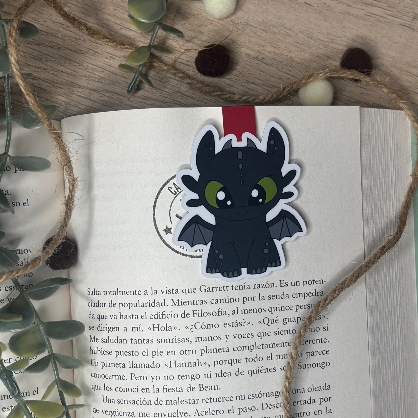 Marca páginas magnético Desdentao- Cómo entrenar a tu dragón.