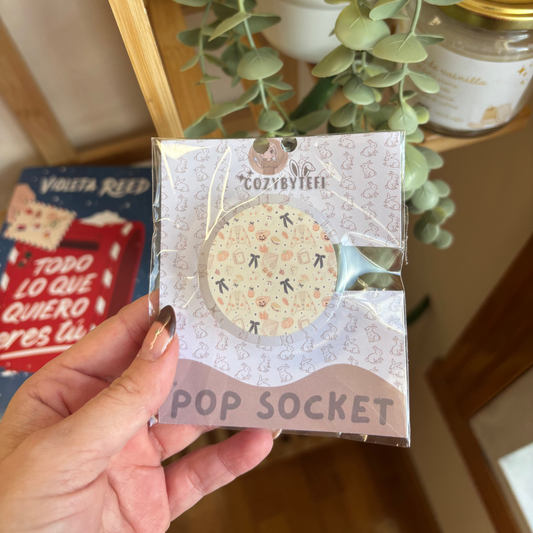 Pop socket estampado otoño