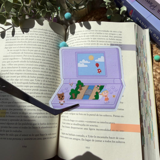 Pegatina nostalgia consola Animal Crossing