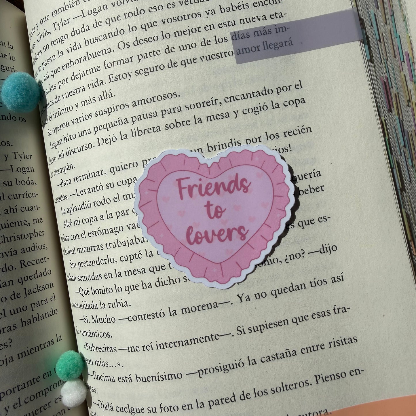 Pegatinas corazones tropes literarias