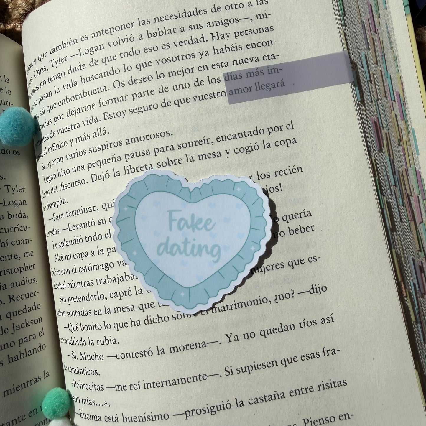 Pegatinas corazones tropes literarias