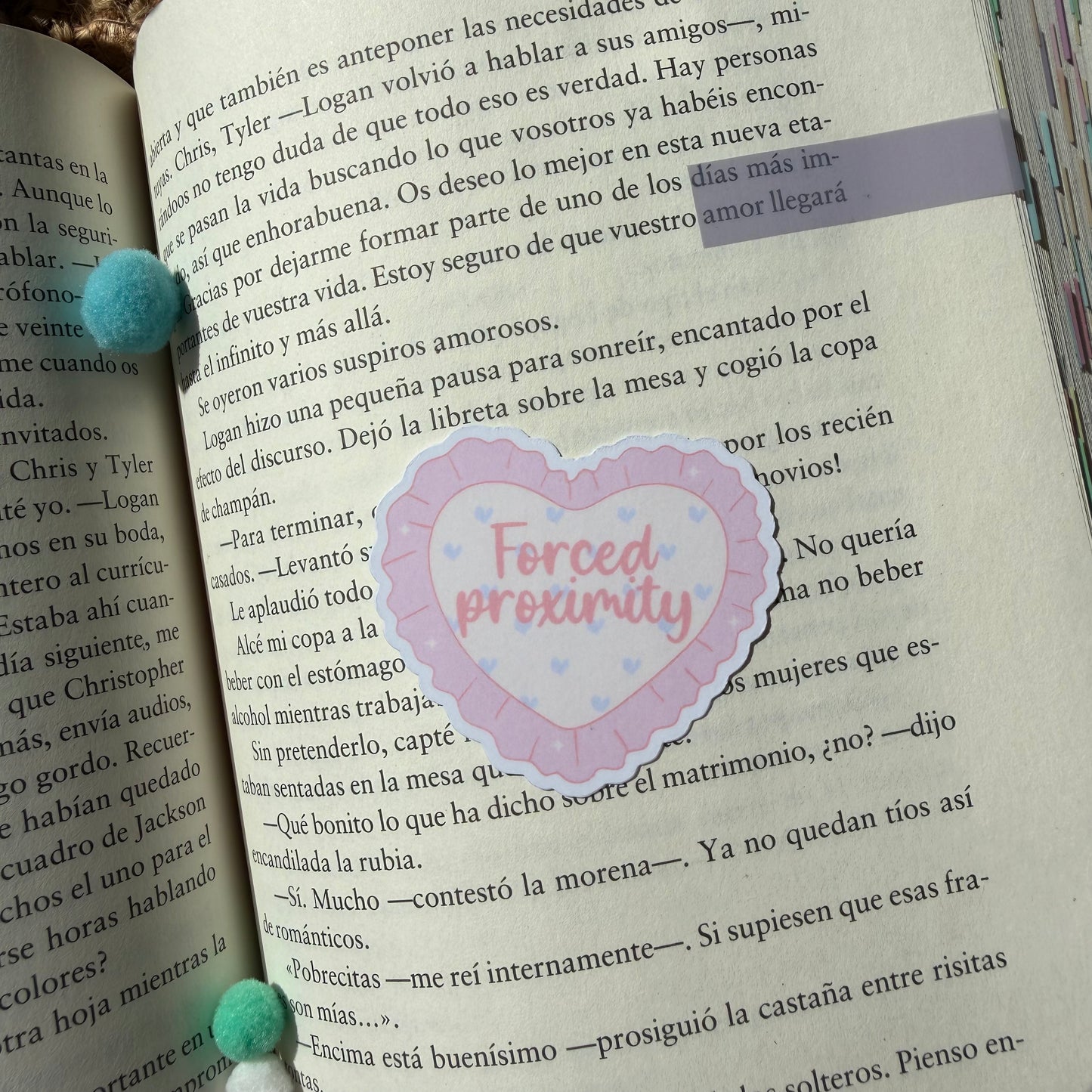 Pegatinas corazones tropes literarias