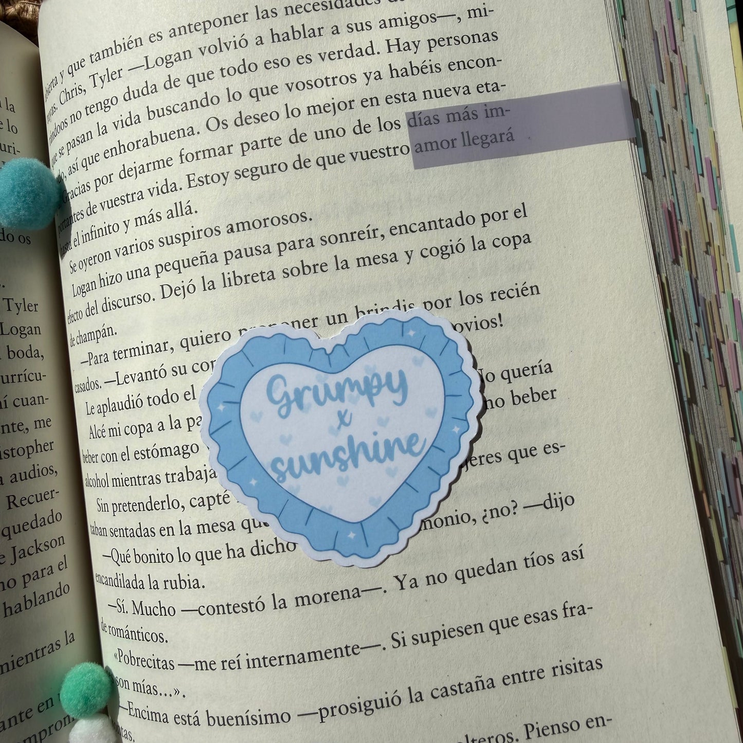 Pegatinas corazones tropes literarias