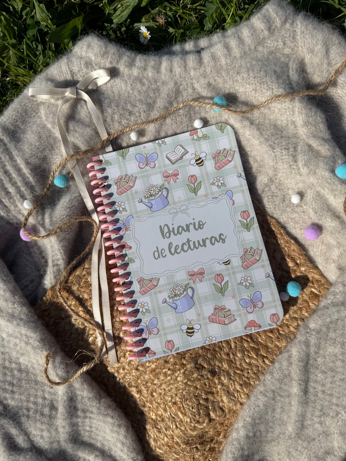 Diario de lecturas regando las flores.