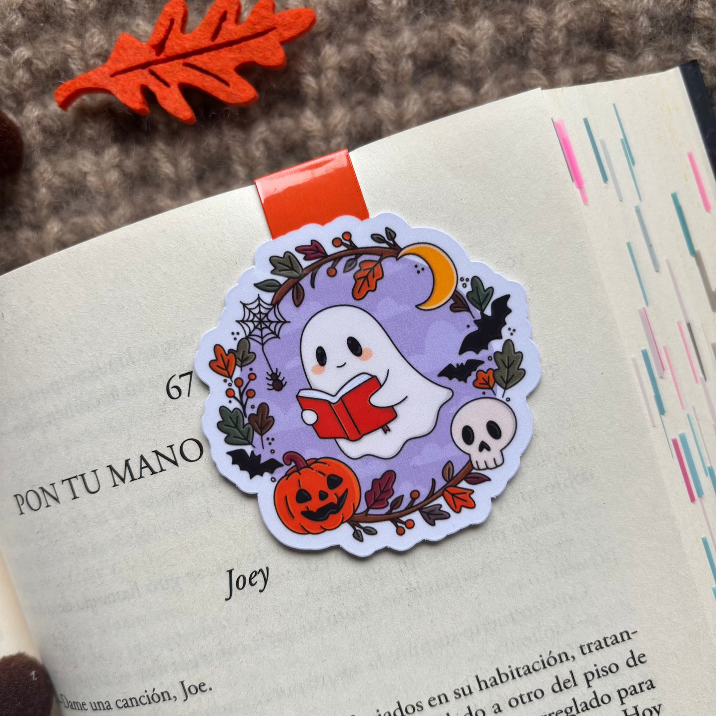 Marcapáginas FANTASMA LECTOR