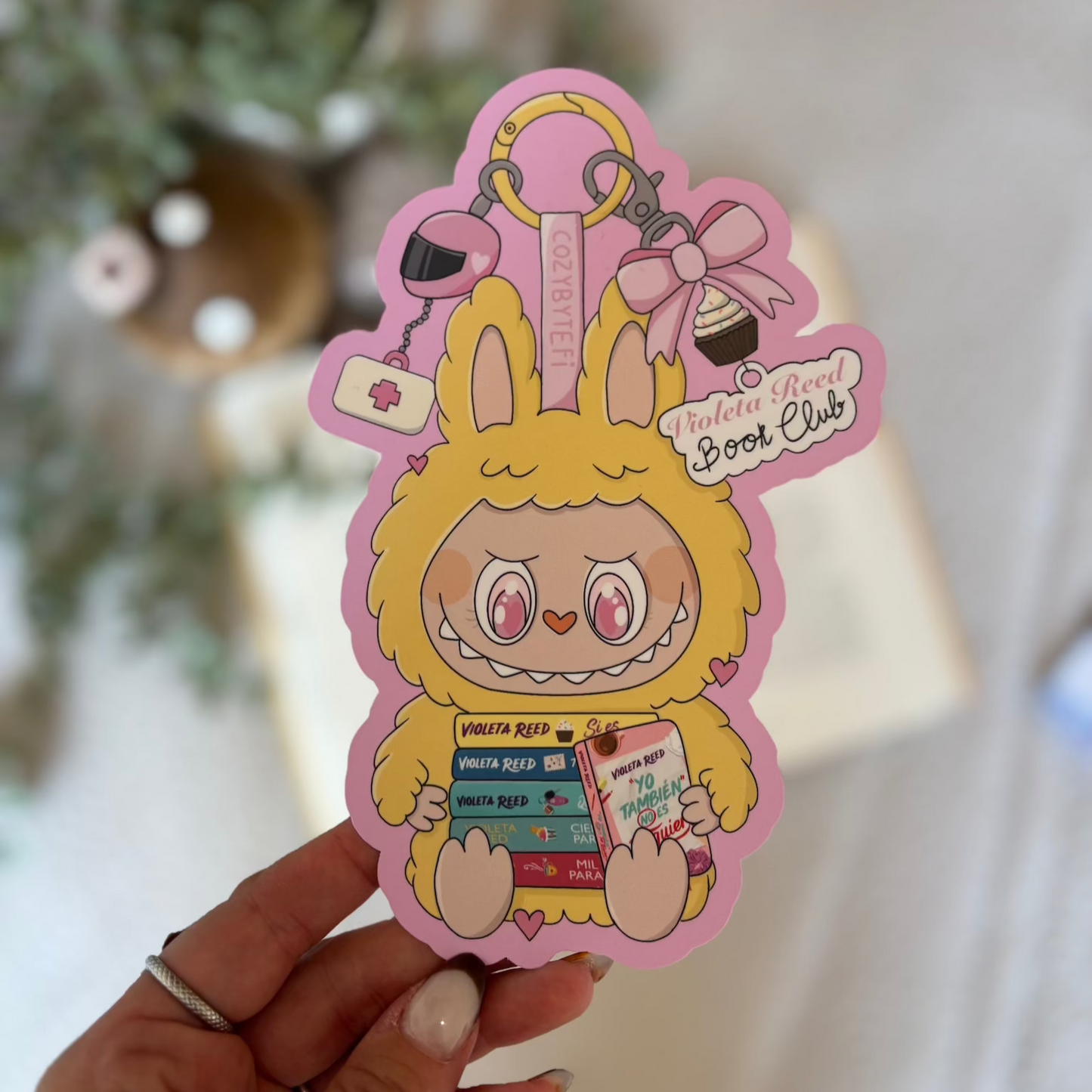 Marcapáginas tradicional Labubu X Violeta Reed