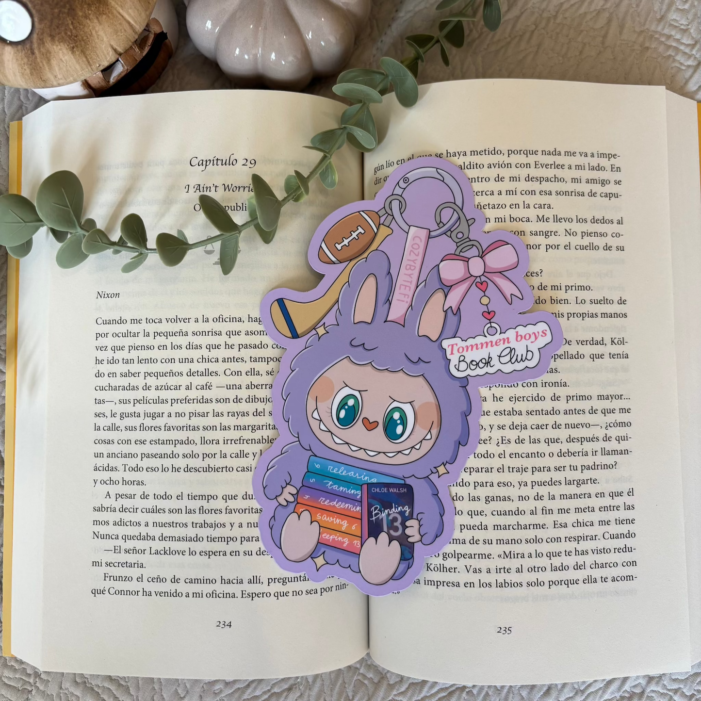 Marcapáginas tradicional Labubu X Los chicos de Tommen