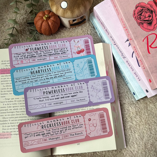 Marcapáginas saga Chesnut Springs