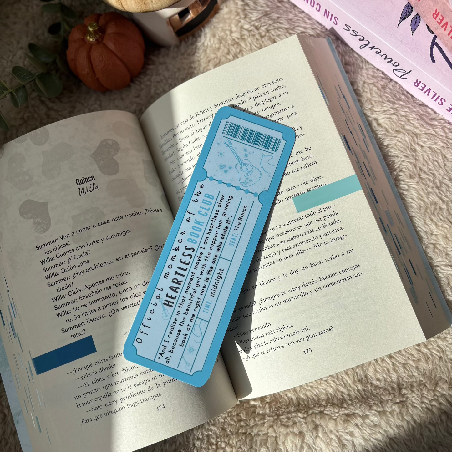 Marcapáginas saga Chesnut Springs