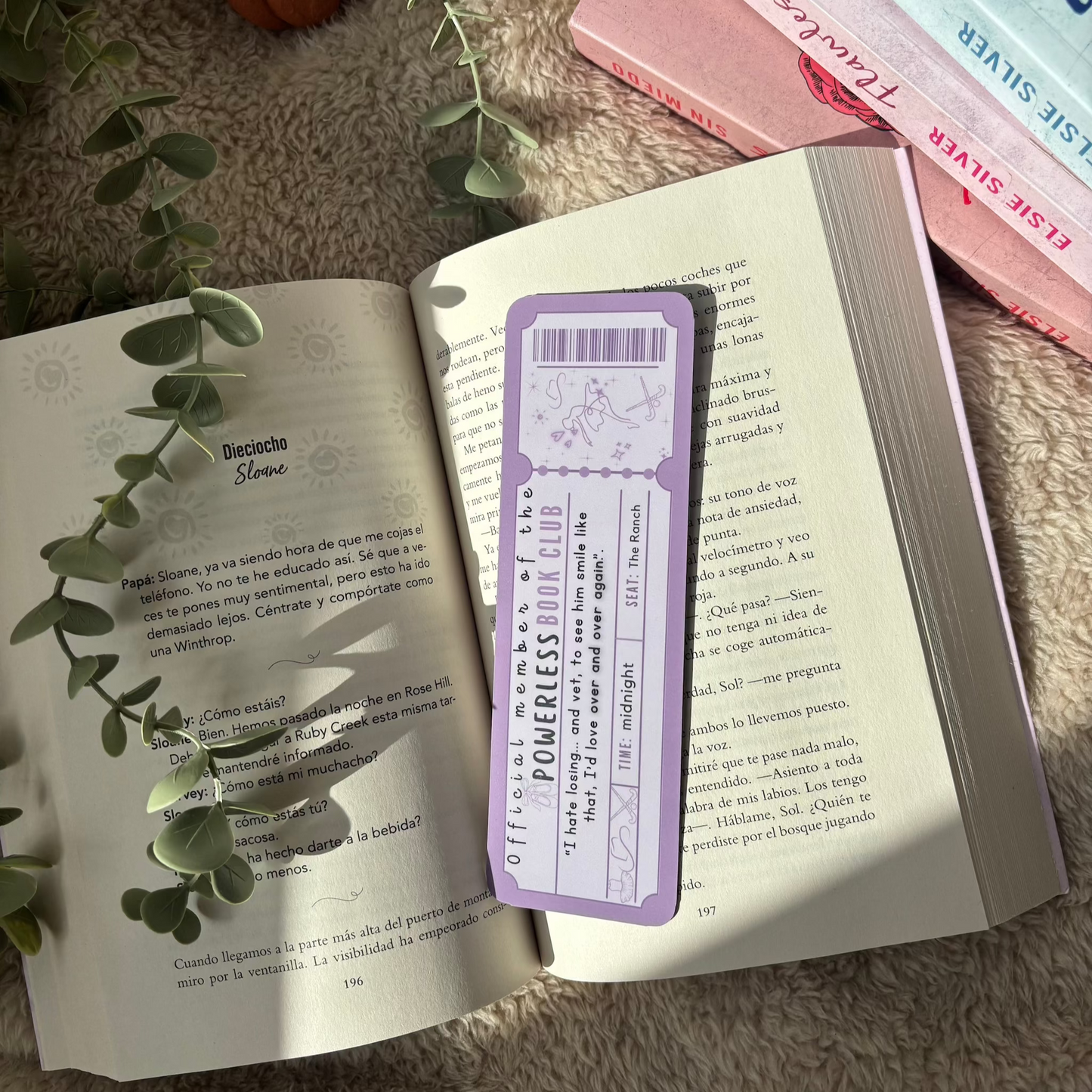 Marcapáginas saga Chesnut Springs