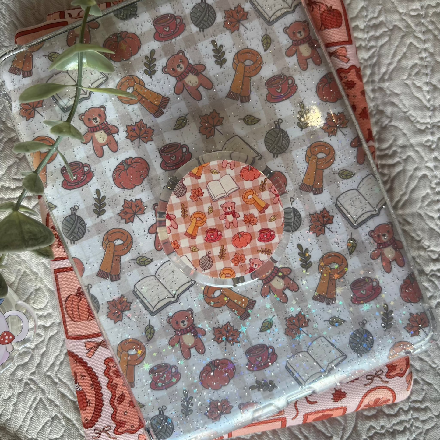 Pop socket estampado otoño