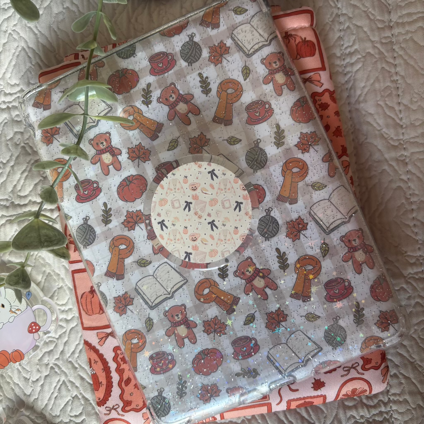 Pop socket estampado otoño