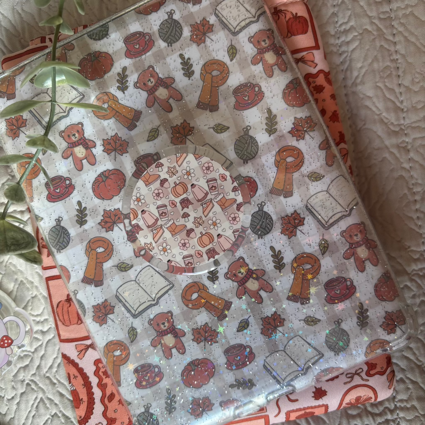 Pop socket estampado otoño