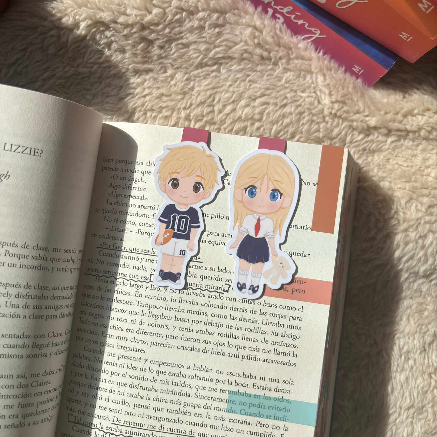 Marcapáginas magnético Hugh y Lizzie Releasing 10