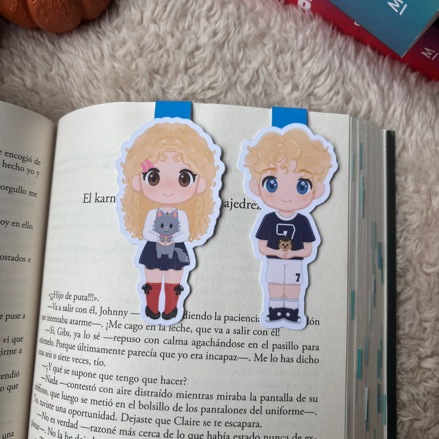 Marcapáginas magnético Claire Y Gibsie Taming 7