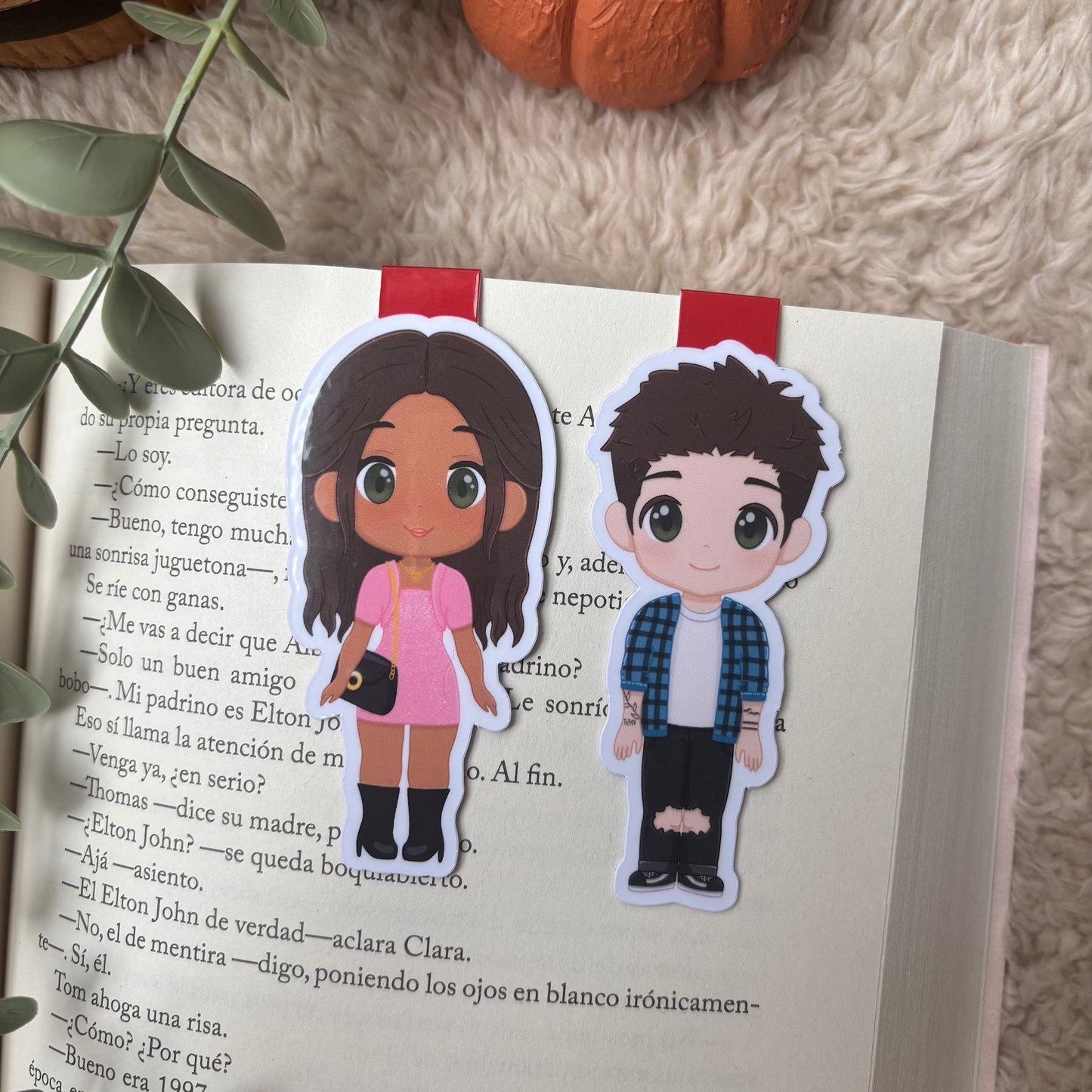 Marcapáginas magnético Magnolia y BJ Universo Magnolia Parks