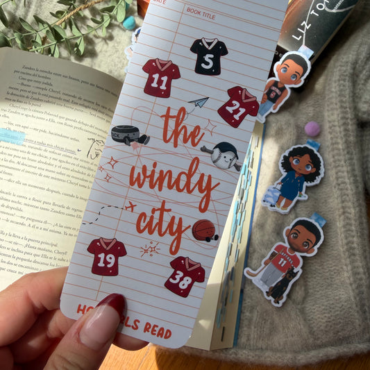 Marcapáginas tradicional Library Card the Windy City