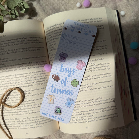 Marcapáginas tradicional Library Card Boys of Tommen