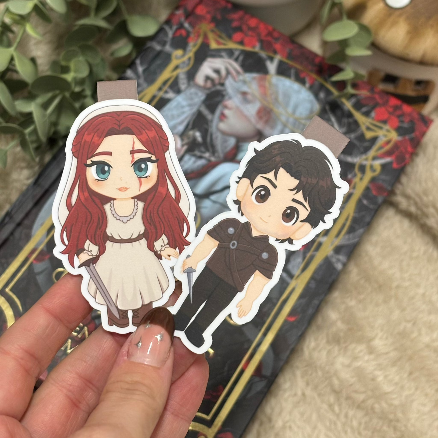 Marcapáginas magnético De Sangre y Cenizas