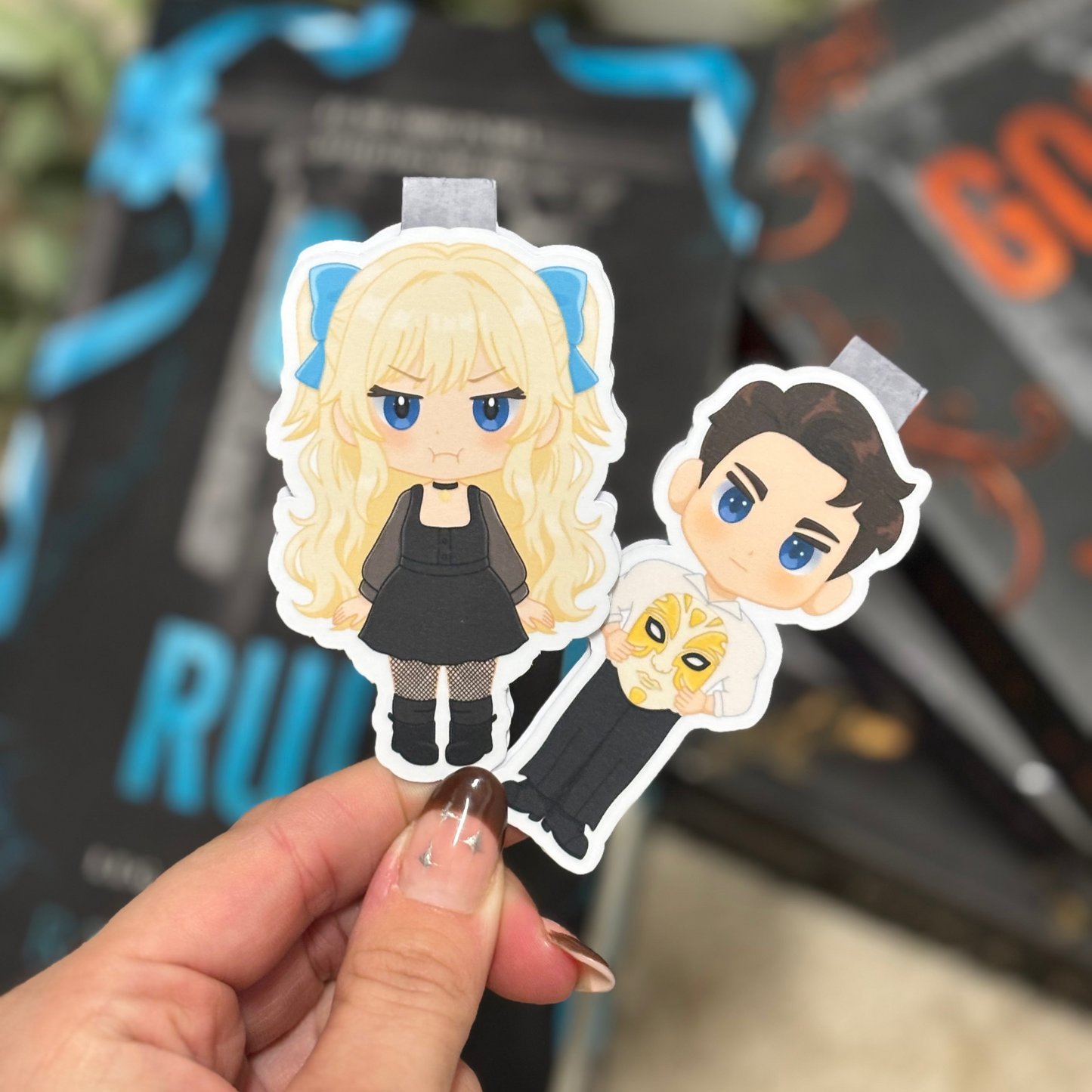 Marcapáginas magnético Mia y Landon God of Ruin