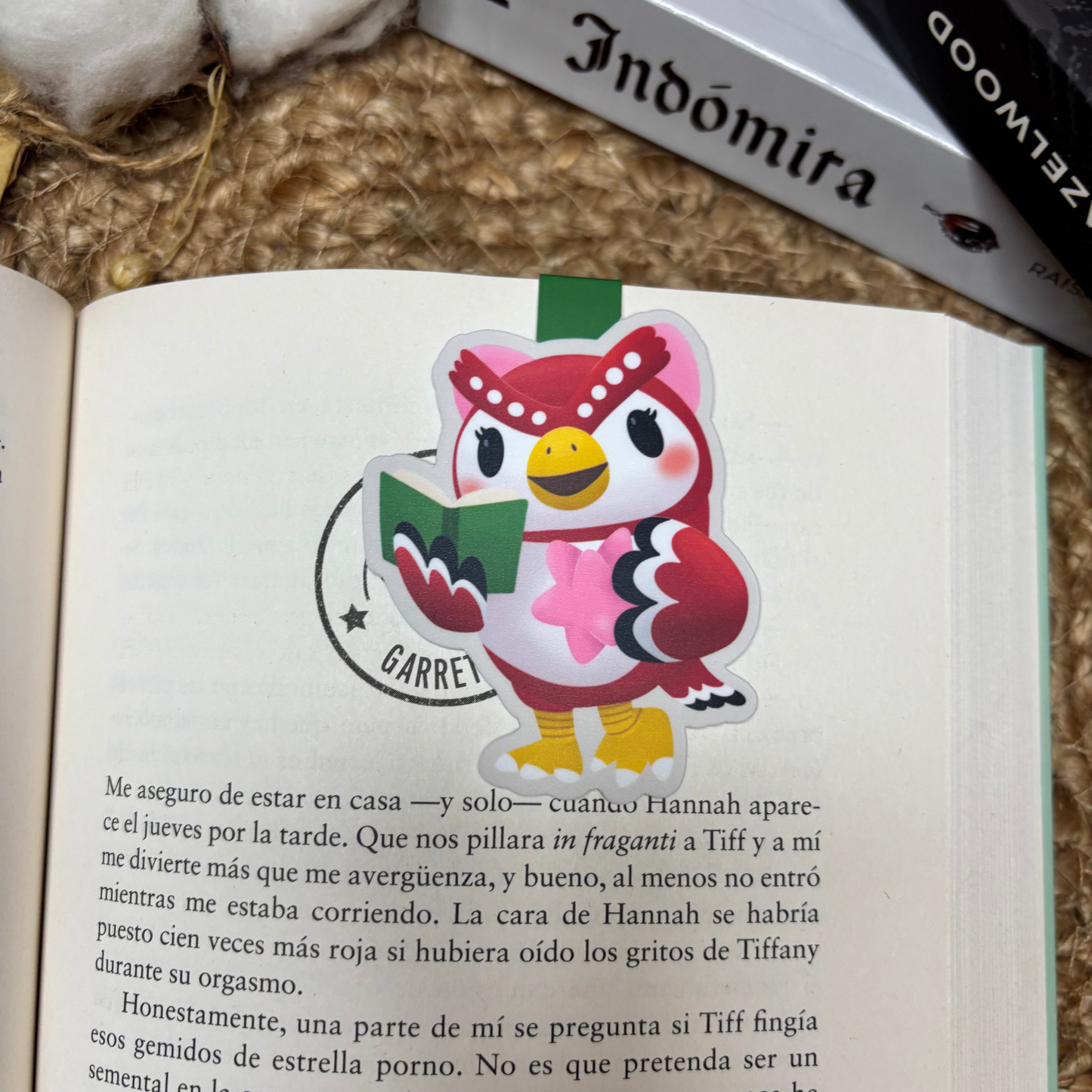 Marcapáginas magnético Estela Animal Crossing