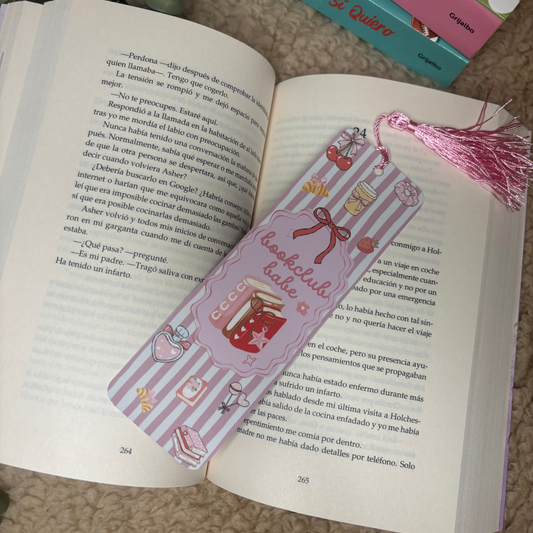Marcapáginas bookclub babe