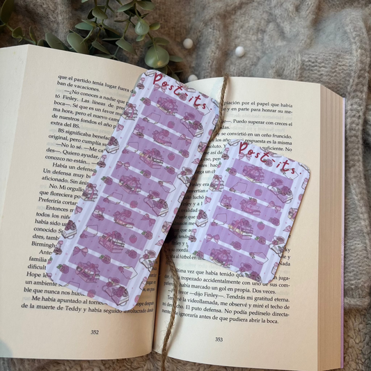 Porta pósits pink bookish