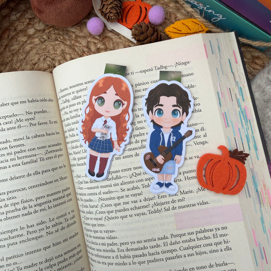 Marca páginas magnéticos Katie y Patrick de Los Chicos de Tommen.