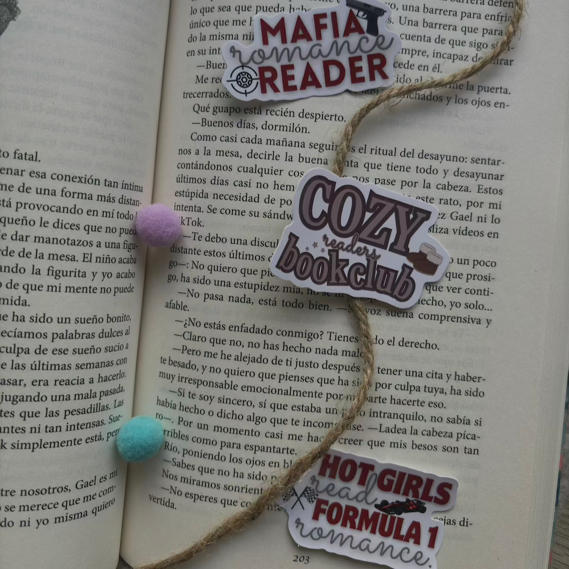 Pegatinas readers bookclub