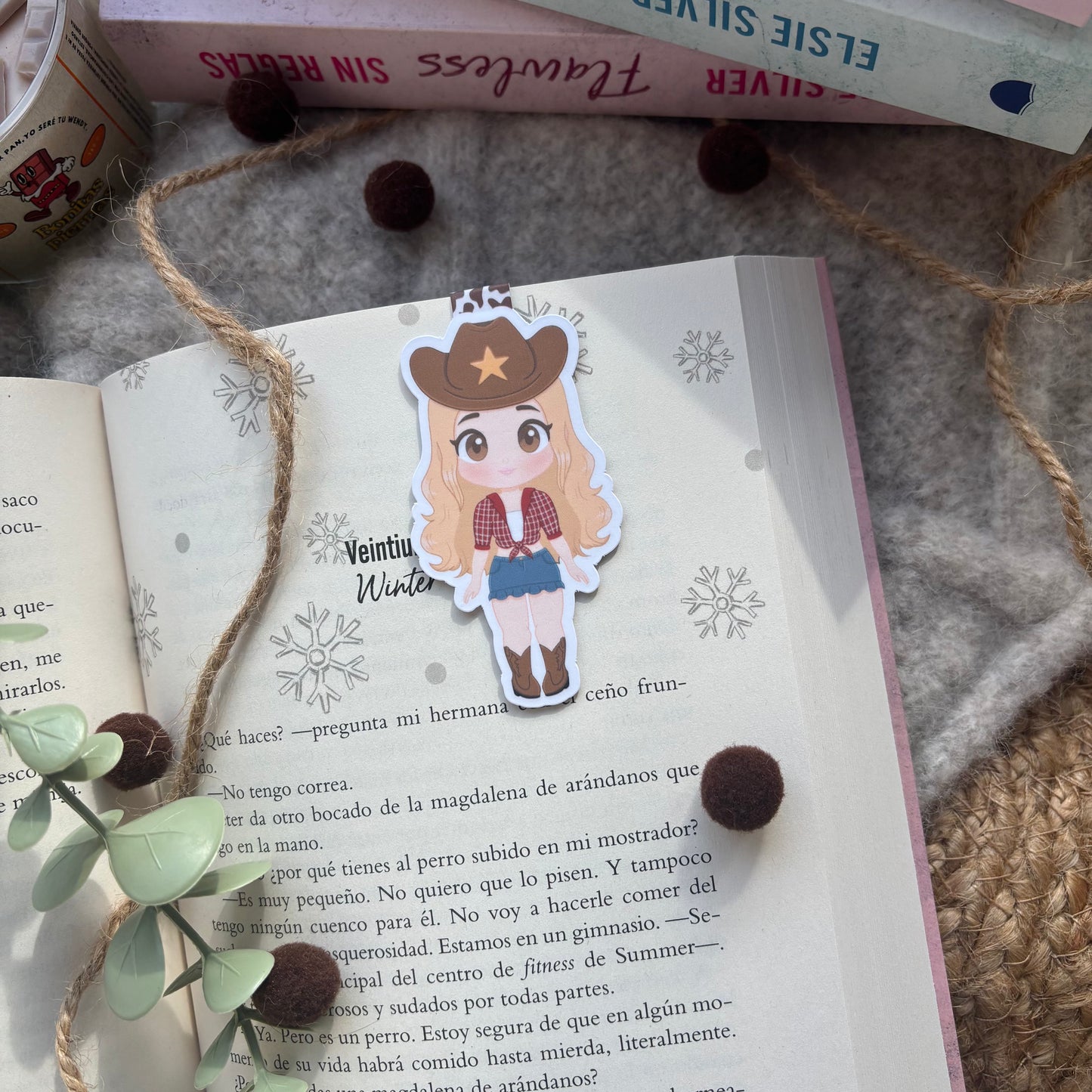 Marca páginas magnéticos Cowgirl para libros de cowboy romance