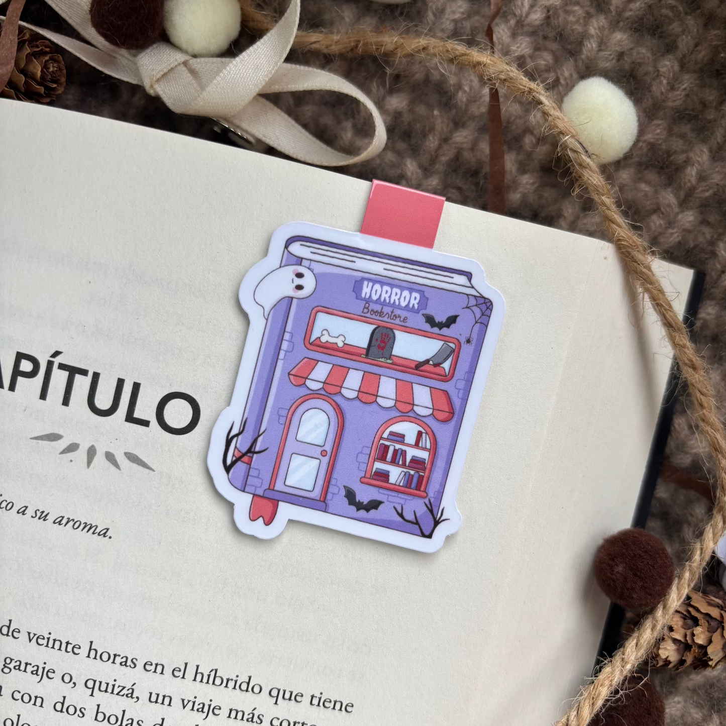 Marcapáginas magnético libritos bookstore