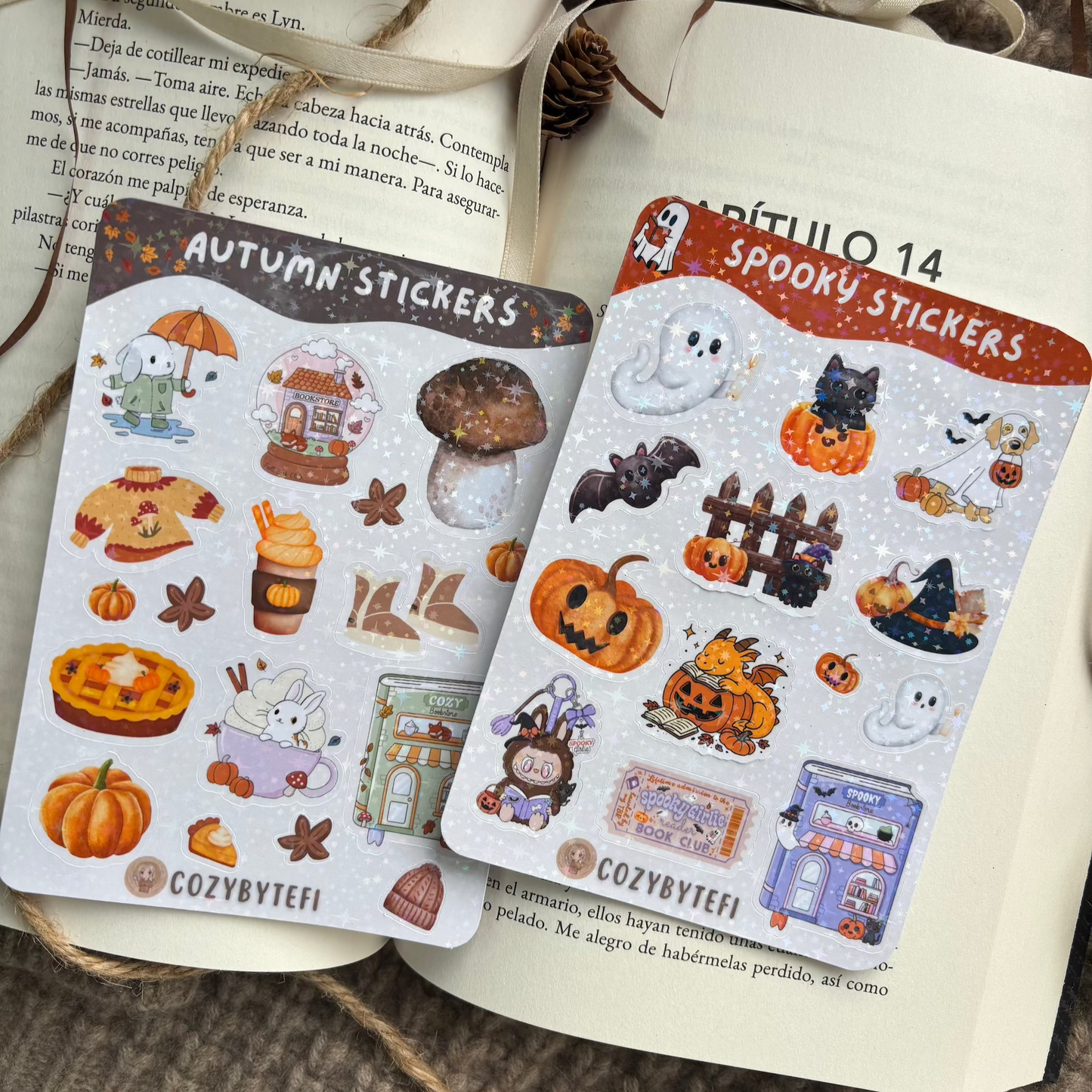 Pack pegatinas otoño