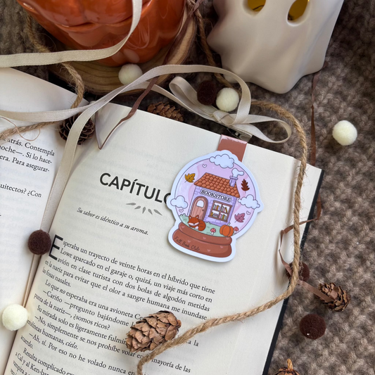 Marcapáginas cozy bola
