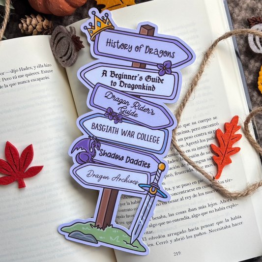 Marcapáginas señal Alas de sangre